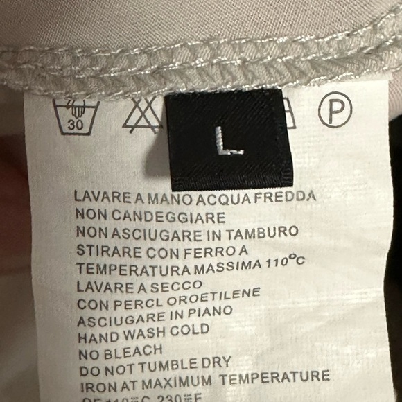 👗 Nothing But Love Plunging Ruched Beige Evening Dress - Size Large ✨ - Picture 14 of 15